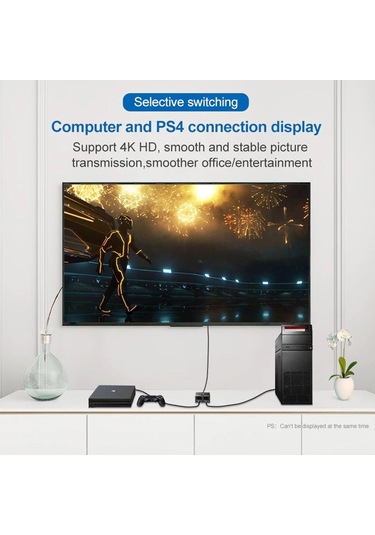 2 Port Çift Yönlü Hdmi Splitter Switch Çoklayıcı Çoğaltıcı