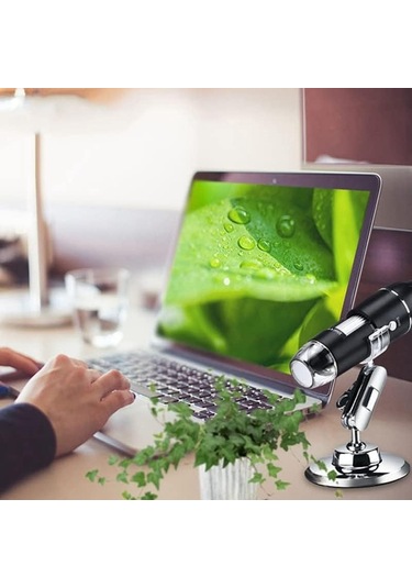 Mikroskop Kiti 3, Pc Braketi İle 1 Usb Dijital Mikroskop 1600x Mikroskop Lens Adaptörleri