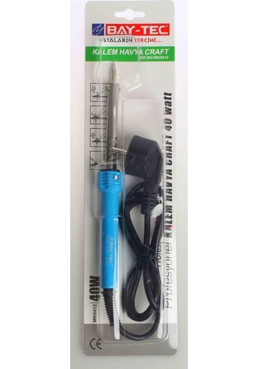 Bay-Tec Mk0412 Profesyonel Kalem Havya Lehim Craft 40 W