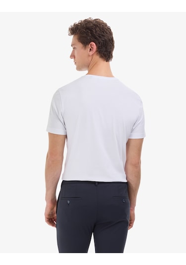 Pierre Cardin Erkek Beyaz Tişört Basic 50325299-vr013