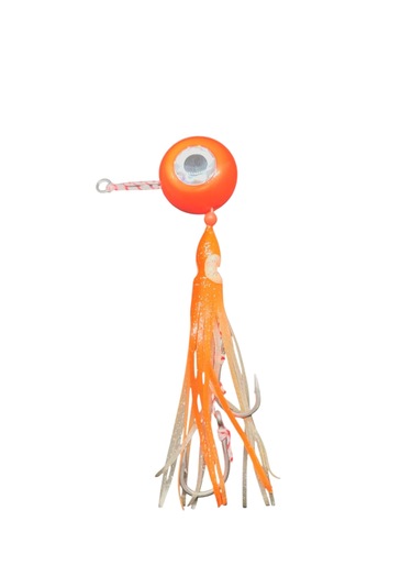 S.f. Melek Gözü Jig 200g Turuncu Uv - 0/5 No Paslanmaz İğne