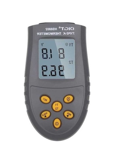 Novahub Hs6802 Dijital Termometre: Çift/tek Kanal, Maks/min, Fark Hesaplama, Alarm, Veri Depolama, Pil Yok