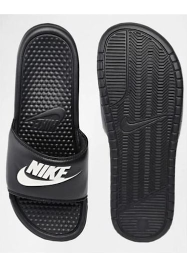 Nike 343880-027 Benassı Jdı Erkek Spor Terlik Siyah