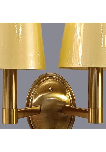 Vela Eskitme Gold Şapkalı Aplik Eskitme Gold