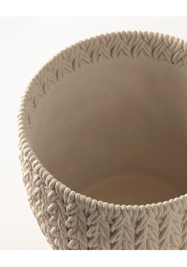 Dolly Saksı - Ekru - 26 Cm 8684427125182 Diğer