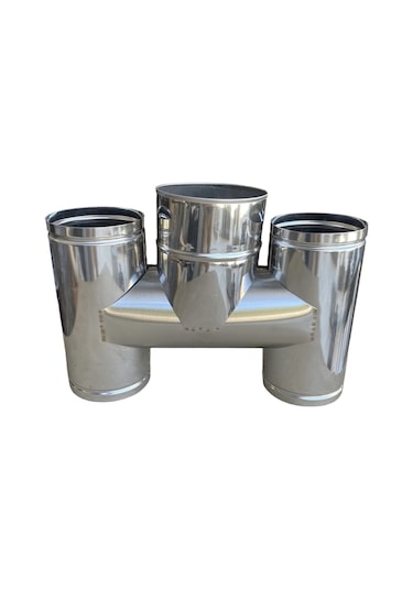 Paslanmaz H Baca 13 Cm Çapında Soba Borusu İçin