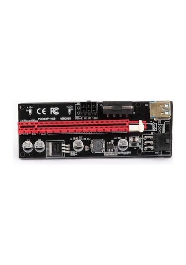Unichrome V009S Plus PCI-E X1 To X16 Mining Yükseltici Riser 2 Adet