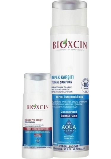 Aqua Kepek Karşıtı Termal Şampuan 300 ml  Yoğun Kepek Karşıtı Termal Şampuan 200 ml