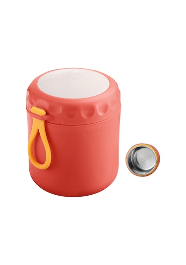 Youtek Portatif 304 Paslanmaz Çelik Isı Saklama Kasesi - Çalışanlar İçin Mini Yemek/çorba Depolama Kutusu, Seyahat Ve Ofis Uygun, Leakproof Kapaklı Pembe