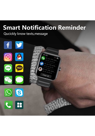 Gajeena 1.91" LPS Ekranlı Akıllı Saat (İthalatçı Garantili)