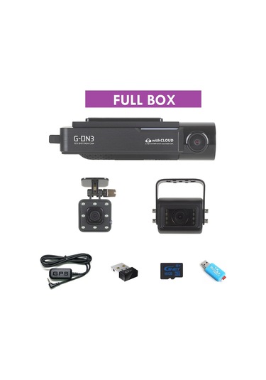 Gnet Gon3 T1 Qhd 2k 3 Kameralı Wi-fi Online Araç Kamerası