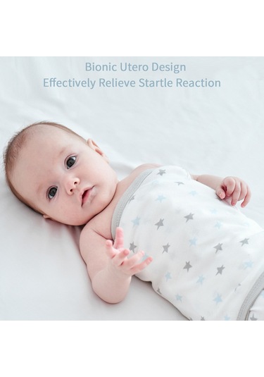 Xindoker Yeni Doğan Bebek Pamuklu Sarıcak - Yavruku Kucaklamak İçin M Beden 3-4 Ay Teknik Desenli Unicorn