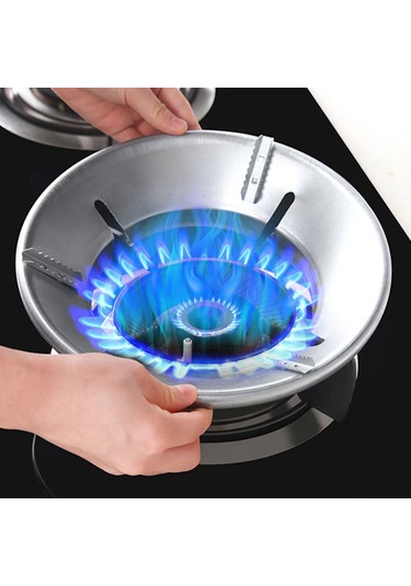 Jeemson Gaz Ocağı Yalıtkan Isı Toplayıcı Kalkanı - 5 Açık, Enerji Tasarruflu, Anti Kayma Allyuminyum Mutfak Tutucu