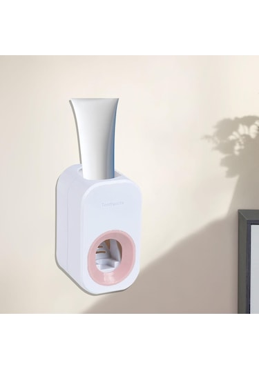 Suntek Magideal Ev Banyo Otel D İçin Otomatik Diş Macunu Dispenseri Beyaz