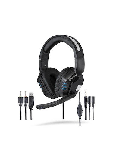 Classone HP800 LED Backlight Kulak Üstü Oyuncu Kulaklığı