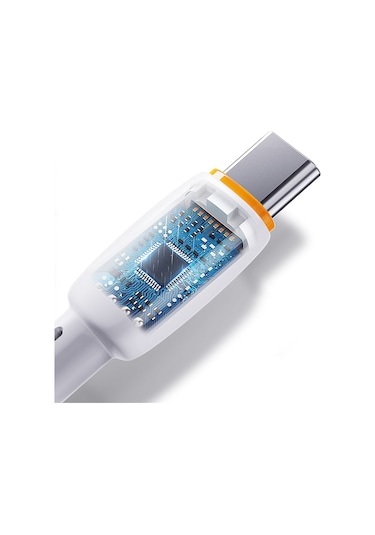 Lenyes Lc548-tc-l Type-c To Ligthing Hızlı Şarj Özellikli Data Ve Şarj Kablosu 27w 1m Beyaz Beyaz