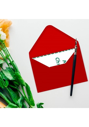 Roco Paper Kırmızı Minik Zarf 7x9 Cm 50 Adet