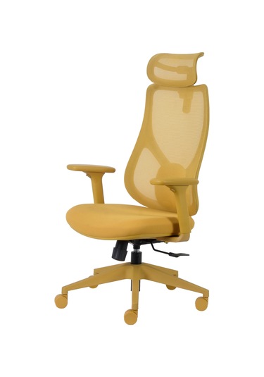 Rio Ergonomik Çalışma Koltuğu Sarı
