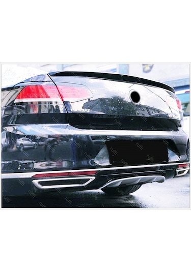 Vw Passat B8 Krom Arka Tampon Alt Çıta 3 Prç P.Çelik 2014-2019