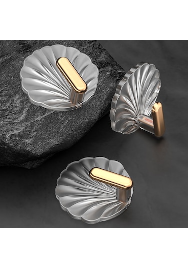 Kendinden Yapışkanlı Kabuk Kancaları, Asma Kancaları, Duvar Kancaları Parçaları Çok Renkli