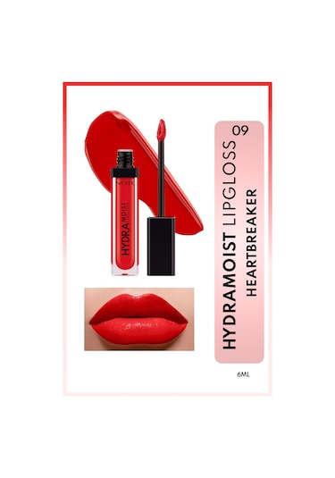 Note Cosmetique Hydramoist Lipgloss Nemlendirici Dudak Parlatıcısı - 09 Heartbreaker - Kırmızı