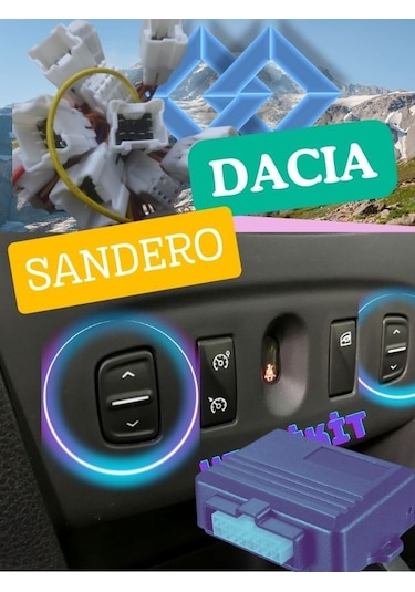 Yerlikit Dacia Sandero Cam Modülü Orta Konsoldan Kontrol Edilenl