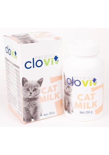 Clovit Cat Milk Yavru Kediler İçin Taurin İçeren Takviye 250 G