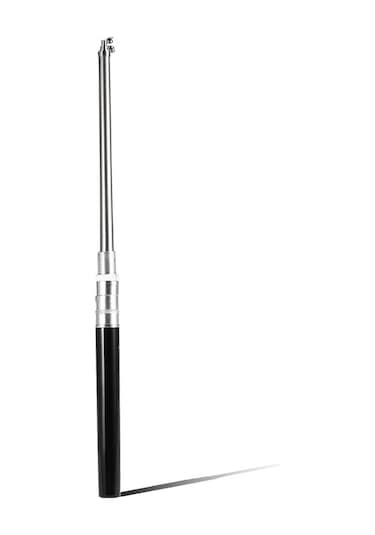 Shineyee Siyah 1.0m Uzatılabilir Kalem Olta Kamışı Ve Mini Spinning Makinesi Seti - Gömlek Cebine Sığar, Anti-ters Çevrimli, Balıkçılık Enthüslastları İçin Hediye