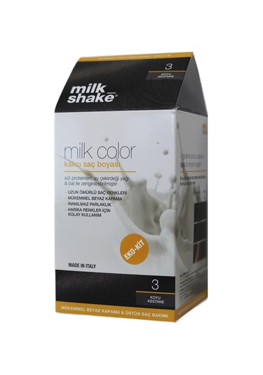 Milk_Shake Milk Color Eko - Kit Koyu Kestane  - 3 (Köpüksüz)