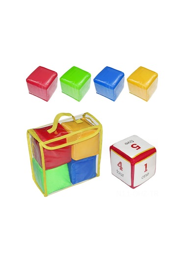 Aubyhe Çocuklar İçin Eğitici Yumuşak Zarlar - Okul Ve Ev Aktivitesi Oyuncağı, 4 Adet, Dayanıklı Materyal