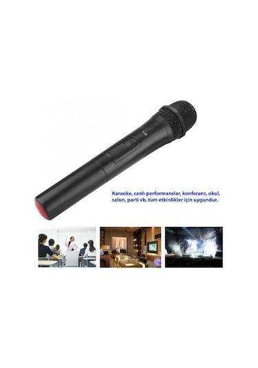 Dailytech Evrensel Vhf Profesyonel Kablosuz Mikrofon