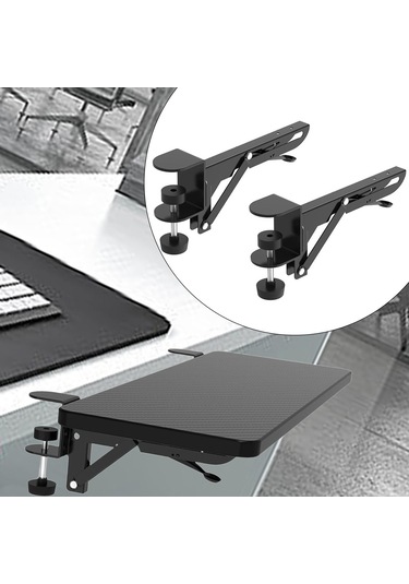 Homyl 2 Adet Masa Genişletici Kelepçesi Evrensel Klavye Tepsisi