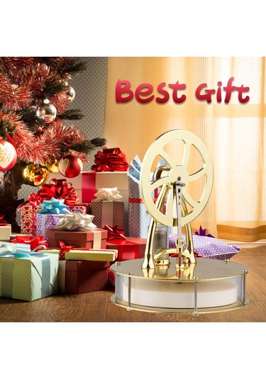 Ximistore9 D3 Metal Buhar Motoru - Bilimsel Deney Seti Ve Eğitici Oyuncak Hediyelik