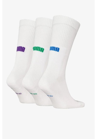 Puma Unısex New Generatıon 3'lü Çorap Beyaz