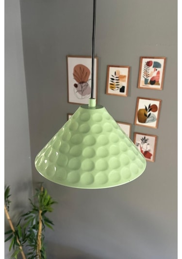 Rumy Mint Tekli Avize Sarkıt Ofis Showroom Salon Mutfak Avizeleri Mint Yeşili