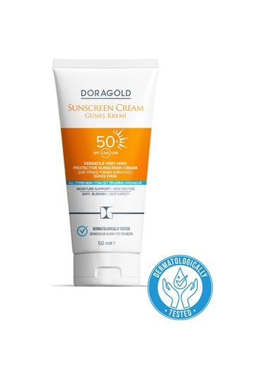 Doragold SPF 50+ Leke Karşıtı Çok Yönlü Güneş Kremi 50 ML