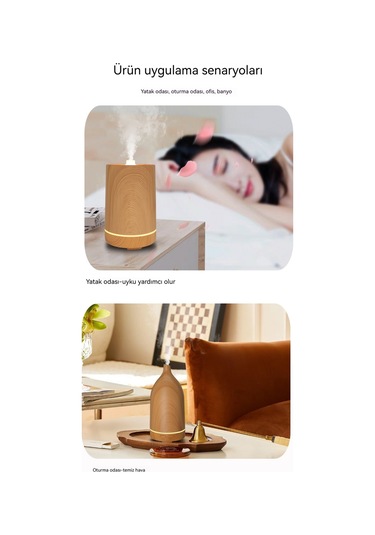 Lyon Nemlendirici Ultrasonik Büyük Kapasiteli Hava Aromaterapi Ortamış