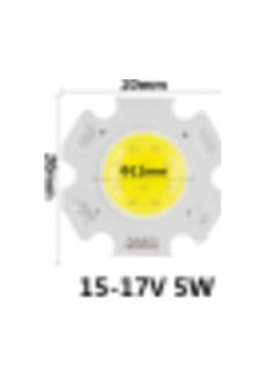 4 Adet 5w Cob Power Led Çip 5 Watt Ray Spot Led Panel Içi 15-17v