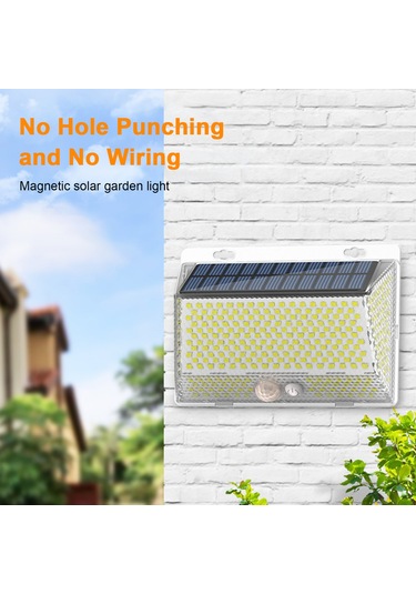 Singree 328 Led Güneş Enerjili Dış Mekan Duş Aydınlatma, Su Geçirmez Ve Uzaktan Kumandalı Sensörlü Duş Lambası