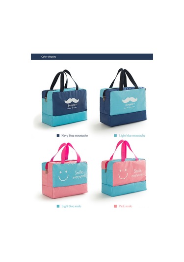 Gajeena Kuru Ve Islak Ayırma Özellikli Büyük Kapasiteli Spor Çantası - Plaj Ve Havuz İçin Pratik Çözüm Çok Renkli