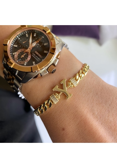 Simurg Jewellery Gümüş Y Harf Bileklik
