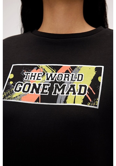 Bad Bear Re-carina Siyah Kadın Sweatshirt-nıght Siyah