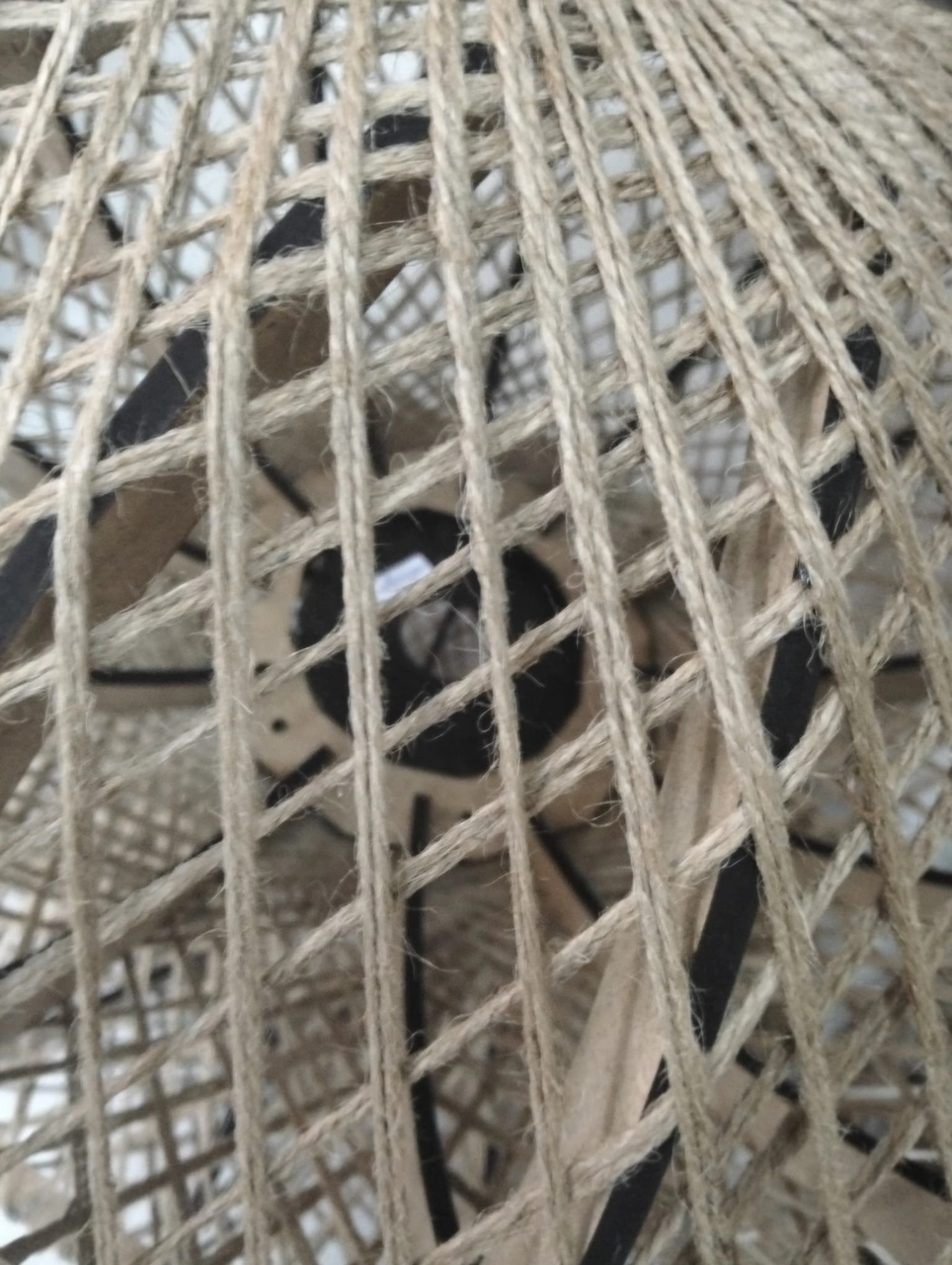 Doğal-bohem,rustik,modern,jüt,hasır,el Yapımı Sarkıt Avize Renkli