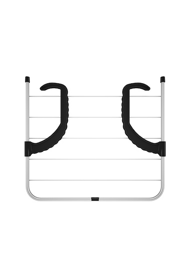 Porsima Isıya Dayanıklı Petek Üstü Kurutmalık - Balkon Çamaşır Kurutma Askısı Gri