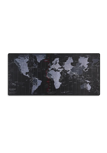 Dünya Desenli 80x30 Cm Mouse Pad Xl Gaming Mousepad