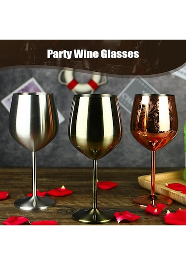 Youtek 400ml Siyah Paslanmaz Çelik Şarap Bardağı - Soğuk Tutucu, Dayanıklı, Ev/kafe/parti Kullanıma Uygun, Modern Tasarım Siyah