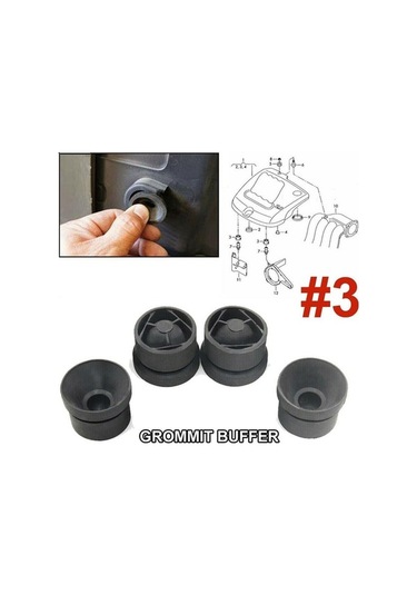 Fastbuy 06a103226 Golf Motor Kapağı Kauçuk Jounce Tampon 4 Adet