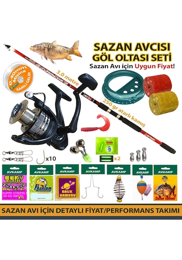AvKamp Sazan Avcısı Olta seti 5000