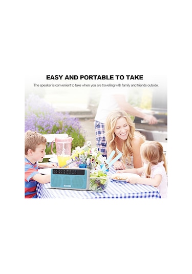 Wezone Rolton E500 Bluetooth Hoparlör: Radyo, Selfie Modu, Teyp, El-işsiz Arama, Led Ekran Ve Fener - Turuncu