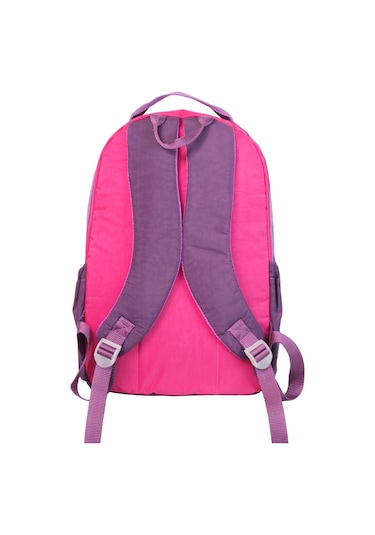 United Colors Of Benetton. Color Blocking Kız Çocuk Okul Çantası Mor-fuşya